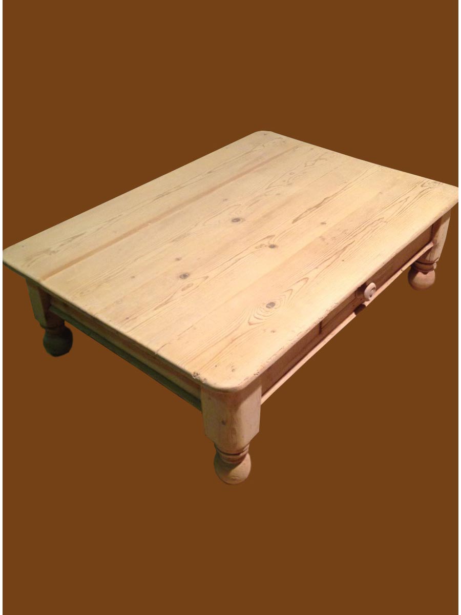 Stripped coffee table